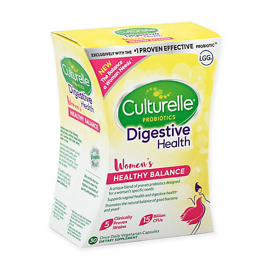 Alternate image 1 for Culturelle® 30-Count Digestive Health Women's Healthy Balance Daily Probiotic Capsules