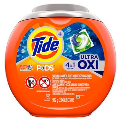 Tide&reg; PODS 32-Count Ultra OXI Laundry Detergent