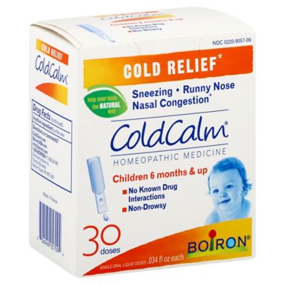 cold medicine for infants under 6 months