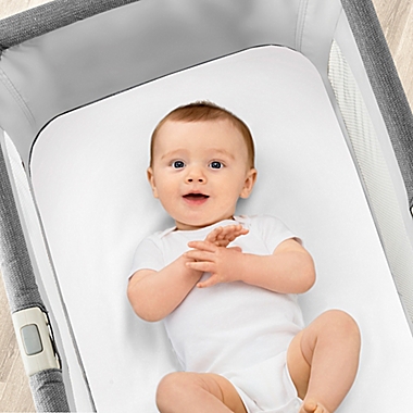 Chicco LullaGo&reg; Bassinet 2-Pack Polyester Fitted Sheets in White. View a larger version of this product image.