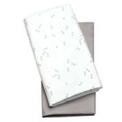Chicco LullaGo&reg; Bassinet 2-Pack Polyester Fitted Sheets