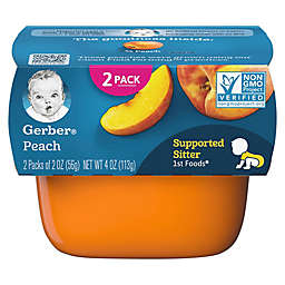 Gerber® 2-Pack 2 oz. 1st Foods Peach Baby Food Tubs