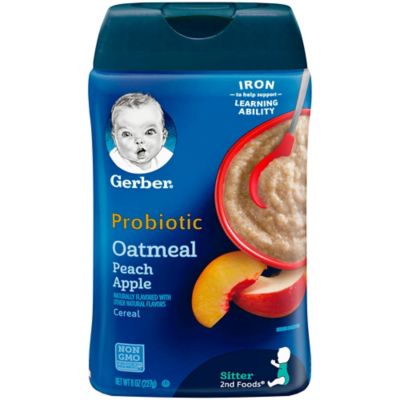 gerber dha probiotic oatmeal cereal