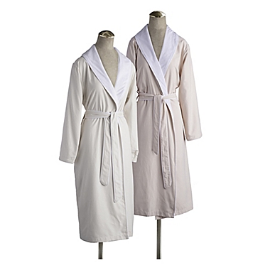 Kassatex Spa Small/Medium Bathrobe in Blush. View a larger version of this product image.