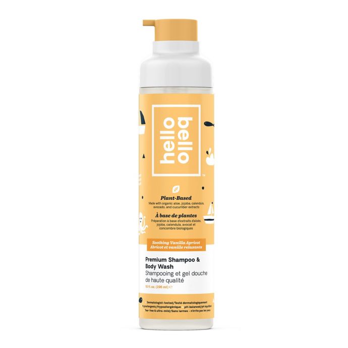 Hello Bello 9 8 Oz Vanilla Apricot Tear Free Extra Gentle Shampoo Body Wash Bed Bath And Beyond Canada