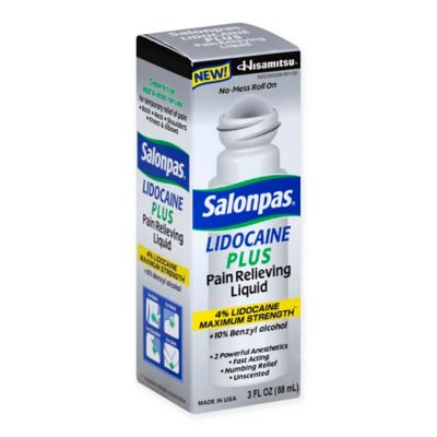 Salonpas&reg; 3 fl. oz. Lidocaine Plus Maximum Strength Roll-On
