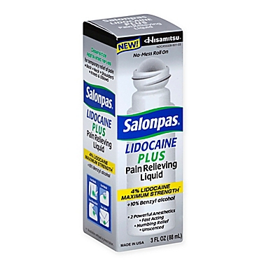 Salonpas&reg; 3 fl. oz. Lidocaine Plus Maximum Strength Roll-On. View a larger version of this product image.