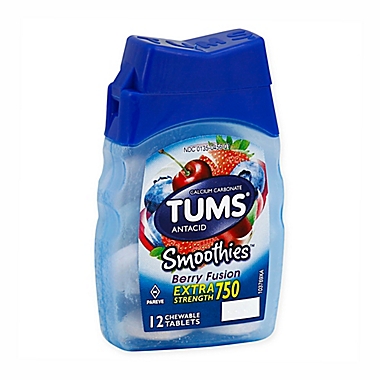 TUMS&reg; Smoothies 12-Count Assorted Berry. View a larger version of this product image.