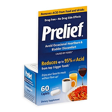 Prelief&reg; 60-Count Acid Reducer Caplets. View a larger version of this product image.