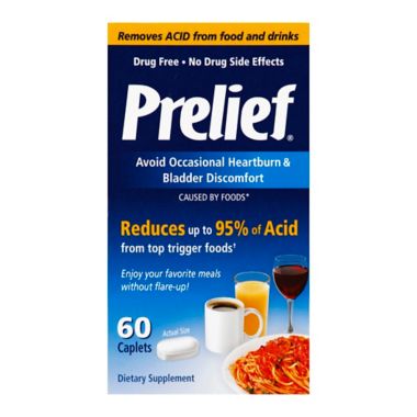Prelief&reg; 60-Count Acid Reducer Caplets. View a larger version of this product image.