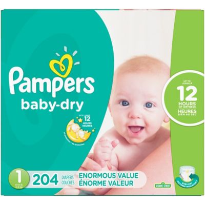 pampers baby dry 34 pack