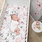 Alternate image 10 for Lambs &amp; Ivy&reg; Botanical Baby 4-Piece Crib Bedding Set in Pink/Grey