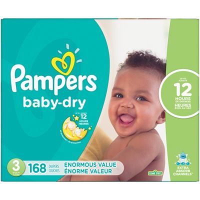 168 pampers swaddlers size 1
