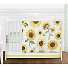 Alternate image 0 for Sweet Jojo Designs Sunflower 4-Piece Crib Bedding Set in Yellow/Green