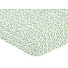 Alternate image 3 for Sweet Jojo Designs Sunflower 4-Piece Crib Bedding Set in Yellow/Green
