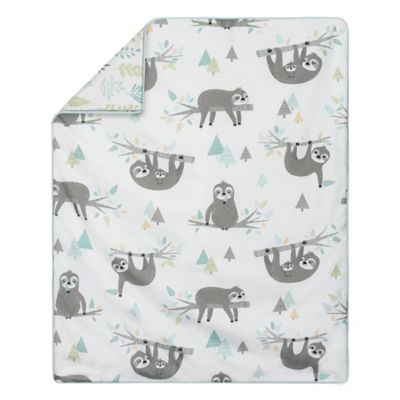 sloth crib bedding set