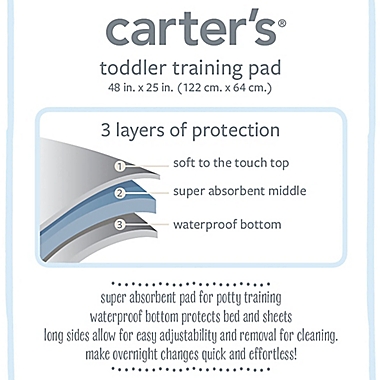 Carter&#39;s&reg; Waterproof Toddler Mattress Pad. View a larger version of this product image.