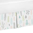 Alternate image 0 for Sweet Jojo Designs Tropical Leaf Crib Skirt in Blush/Grey