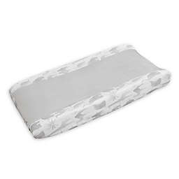NoJo Elephant Tribe Contoured Changing Pad Cover in Grey