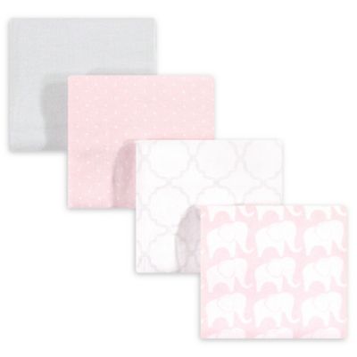 pink elephant receiving blankets