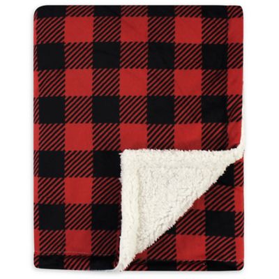 buffalo plaid swaddle blanket