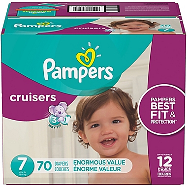 Pampers&reg; Cruisers&trade; Size 7 70-Count Disposable Diapers. View a larger version of this product image.