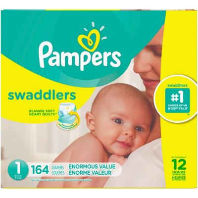 pampers swaddlers size