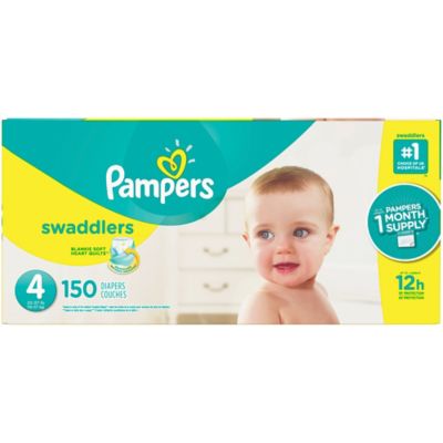 pampers swaddlers disposable baby diapers size 4