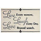 Alternate image 0 for Chesapeake Live Laugh Love Handcrafted Rug