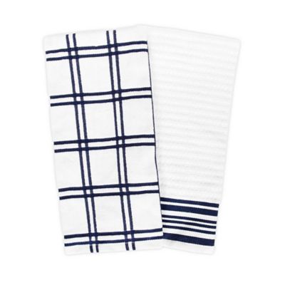 plaid dish towels