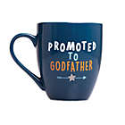 Alternate image 0 for Pearhead&reg; 14 oz. &quot;Promoted to&quot; Godparent Ceramic Mug in Blue