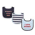Alternate image 0 for Luvable Friends&reg; 3-Pack &quot;I Love Mommy&quot; Bibs in Blue