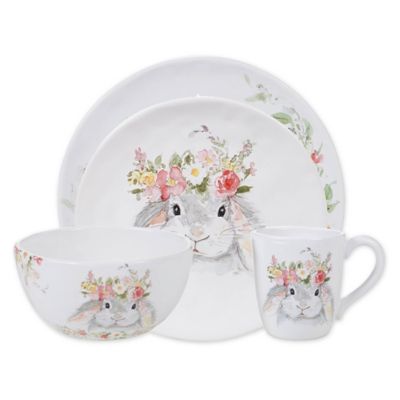 Certified International Sweet Bunny Tableware Collection