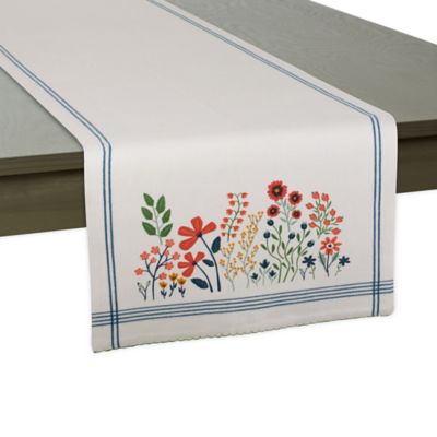 Pale Green Dried Rose 16 X 72 Blossoming Flower with Foliage Ornate Springtime Season Peonies Ambesonne Flower Table Runner Dining Room Kitchen Rectangular Runner