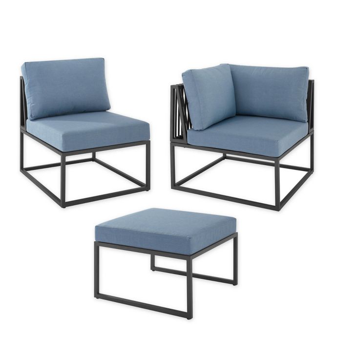 Forest Gate Hector Patio Furniture Collection in Blue ...