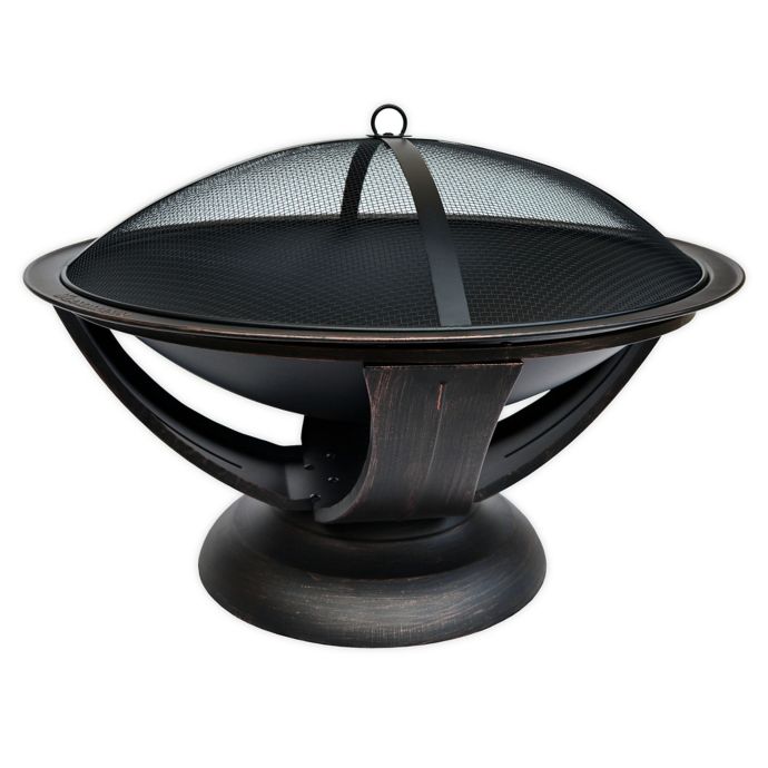 Landmann Fraser Fire Pit In Antique Bronze Bed Bath Beyond