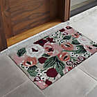 Alternate image 1 for Easy Care Abstract Floral 1&#39;8 x 2&#39;10 Indoor/Outdoor Accent Rug in Red/Green