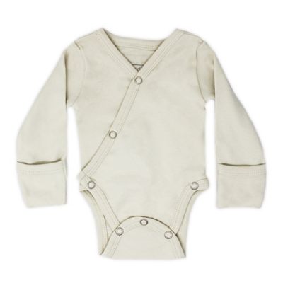 L&#39;ovedbaby&reg; Kimono Organic Cotton Long Sleeve Bodysuit