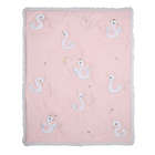 Alternate image 1 for Lambs &amp; Ivy&reg; Swan Princess 3-Piece Crib Bedding Set in Pink