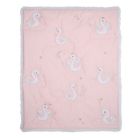 Alternate image 1 for Lambs &amp; Ivy&reg; Swan Princess 3-Piece Crib Bedding Set in Pink