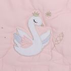 Alternate image 2 for Lambs &amp; Ivy&reg; Swan Princess 3-Piece Crib Bedding Set in Pink