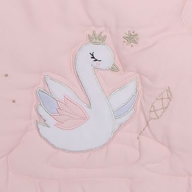Lambs &amp; Ivy&reg; Swan Princess 3-Piece Crib Bedding Set in Pink. View a larger version of this product image.