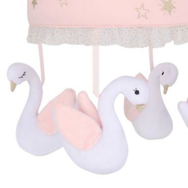 Lambs &amp; Ivy&reg; Swan Princess 3-Piece Crib Bedding Set in Pink. View a larger version of this product image.
