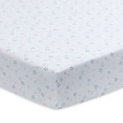 Lambs &amp; Ivy&reg; Signature Swan Princess Star Fitted Crib Sheet in Pink/White/Grey