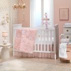 Alternate image 3 for Lambs &amp; Ivy&reg; Signature Swan Princess Star Fitted Crib Sheet in Pink/White/Grey