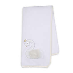 Lambs & Ivy® Swan Princess Stroller Blanket in White