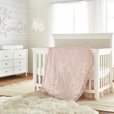 blush crib set