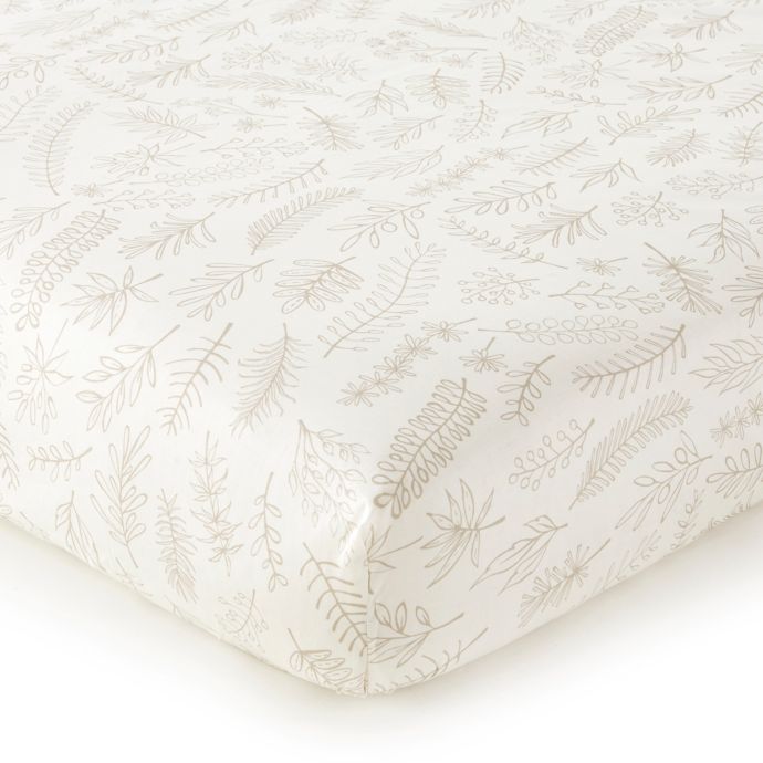 Levtex Baby® Stella Botanical Fitted Crib Sheet in Ivory ...