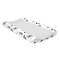 Lambs & Ivy Magical Mickey Mouse Changing Pad Cover in White