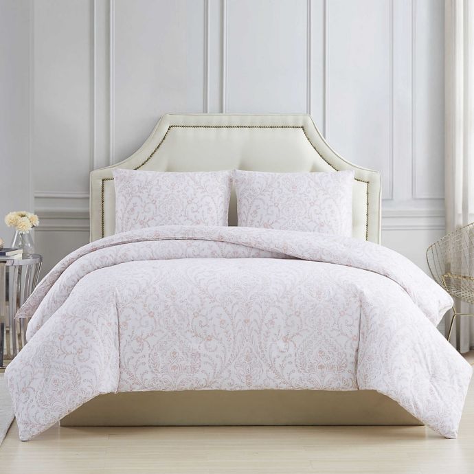 Charisma Damask 3 Piece Comforter Set Bed Bath Beyond